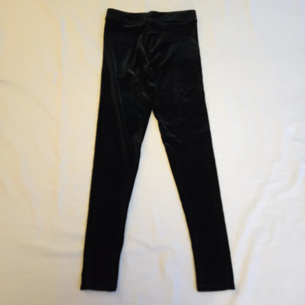 Crewcuts J. Crew Girls Black Velvet Stretch Everyday Leggings EB3 - Picture 4 of 6